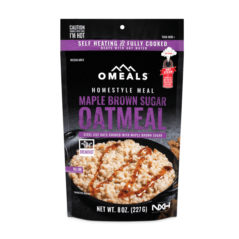 Omeals Oatmeal Maple Brown Sugar Mockups 2020 front